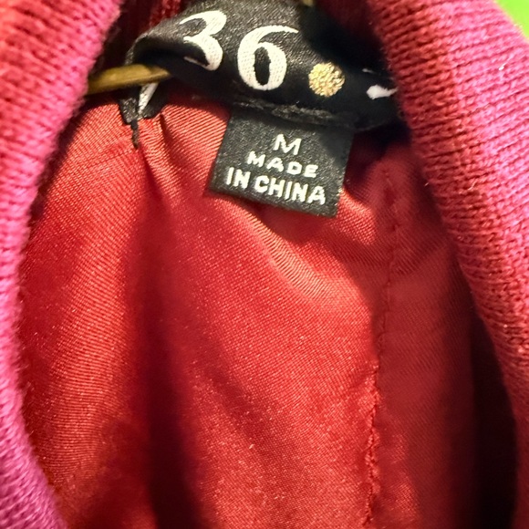 Red Bomber Jacket - Picture 3 of 3